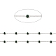 Стеклянные круглые цепочки из бисера CHS-B003-04F-2