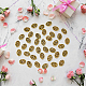 DICOSMETIC 80Pcs Hollow Oval Spacer Beads Antique Golden Beads Tibetan Spacer Beads Filigree Loose Spacer Beads Small Hole Beads 1.6mm Alloy European Beads for Jewelry Making TIBEB-DC0001-03-5