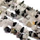 Puces naturelles de quartz rutile perles brins F010-2