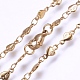 304 Stainless Steel Chain Necklaces STAS-P164-02G-2