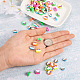 Fashewelry 100pcs 5 perles d'argile polymère faites à la main FIND-FW0001-33-7