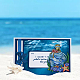 塩ビプラスチックスタンプ  DIYスクラップブッキング用  装飾的なフォトアルバム  カード作り  スタンプシート  フィルムフレーム  魚模様  16x11x0.3cm DIY-WH0167-57-0032-5