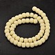 Dyed Carved Rondelle Synthetic Coral Beads Strands CORA-O003-07B-2