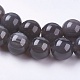Chapelets de perles d'obsidienne de glace naturelle G-E468-D01-10mm-3