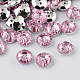 Botones redondos planos del diamante artificial de acrílico de Taiwán de 2-agujero BUTT-F015-11.5mm-22-1