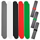NBEADS 10 Pcs 5 Colors Silicone Covered Metal Strips BJEW-NB0001-04-2