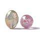 Placage uv arc-en-ciel irisé abs perles de paillettes en plastique KY-G025-01-2