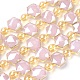Chapelets de perles en verre opaques EGLA-P045-A11-1