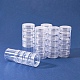 Aufbewahrungsbehälter aus Kunststoffperlen mit Deckel und 30-teiligen Mini-Vorratsgläsern X-C020Y-1