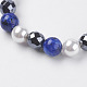 Bracelets extensibles avec perles en hématite synthétique BJEW-E328-A01-2