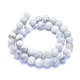 Brins de perles de pierre de lune grise naturelle G-I279-C01-10mm-2