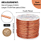 BENECREAT 20 Gauge (0.8mm) Aluminum Wire 235m (770FT) Anodized Jewelry Craft Making Beading Floral Colored Aluminum Craft Wire - Copper AW-BC0001-0.8mm-04-2