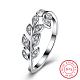 Moda 925 esterlina anillos de plata RJEW-BB18889-8-8