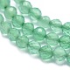 Natürlichen grünen Achat Perlen Stränge X-G-G792-41-3