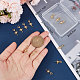 Beebeecraft 1 Box 12Pcs North Star Charm 18K Gold Plated Polaris Star Pendant Charms with Jump Ring 10x17mm for DIY Jewelry Making Necklace Bracelet KK-BBC0005-26-3