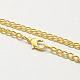 Fabricación de collar de cadena trenzada de hierro vintage para diseño de relojes de bolsillo CH-R062-G-1