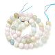 Chapelets de perles en morganite naturelle G-S279-07-10mm-2