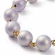 Bracelets de perles acryliques ronds de style peint à la bombe BJEW-JB05815-01-2