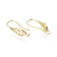 Brass Earring Hooks KK-G374-11G-2
