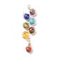 Chakra edelstein perlen große anhänger PALLOY-JF01626-1