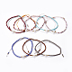 Bracelets de perles tressées en fil de nylon BJEW-E360-03-1