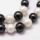 Fili di perle di conchiglia lucidate BSHE-F013-07C-3