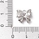 Rack Plating Brass Micro Pave Clear Cubic Zirconia Pendants KK-H463-03P-3