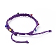 Bracelets de perles tressées en corde de polyester ciré BJEW-JB04792-04-2