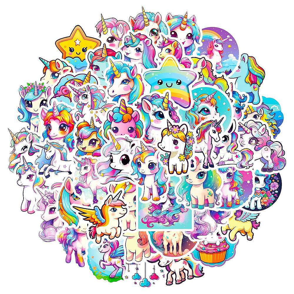 Pegatinas Multiusos De Unicornio Para Ventanas Y Superficies Lisas, Autoadhesivas Y De Vidrio