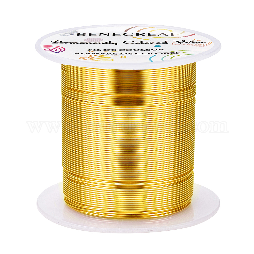 Shop Round Copper Wire for Jewelry Making PandaHall Selected