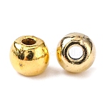 Tibetan Style Spacer Beads, Lead Free & Cadmium Free, Antique Golden Color, Round, 5mm, Hole: 1mm