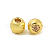 Стойка покрытие латунь силиконовые проставки бусины FIND-T071-02G-A02-RS
