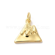 Подвески из горной латуни с покрытием стойки KK-Z056-07G