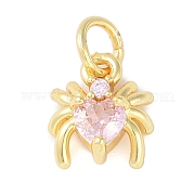 Латунные микро проложить кубического циркония подвески KK-S390-03G-01