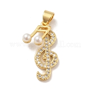 Латунные микро проложить кубического циркония подвески KK-B059-06G