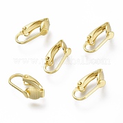 Латунные серьги с клипсами KK-Z007-30G