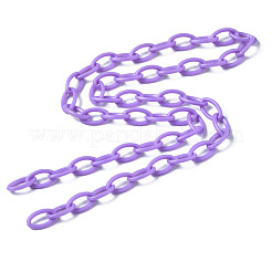 Chaînes de câble acryliques opaques faites à la main&nbsp;KY-N014-001F
