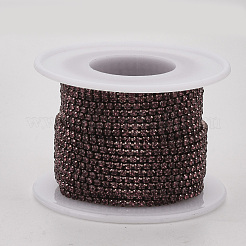 Électrophorèse fer strass strass chaînes&nbsp;CHC-Q009-SS12-B08
