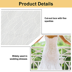 Reemplazo del escudo trasero del vestido de novia de las mujeres&nbsp;DIY-WH0568-48B