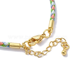 Fabrication de bracelets tressés en cordon polyester&nbsp;MAK-Z003-01G-16