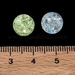 Perles en acrylique transparentes craquelées&nbsp;AC-CBA4496-12B