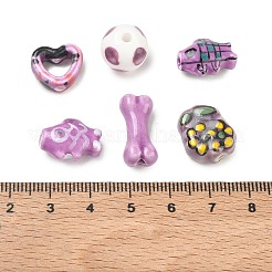Perles en porcelaine manuelles&nbsp;PR-NH0002-01A
