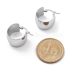 Dicke Creolen aus 304 Edelstahl für Damen&nbsp;EJEW-L237-06P