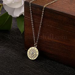 5 pièces en laiton micro pavé pendentifs en zircone cubique claire&nbsp;ZIRC-SZ0003-07