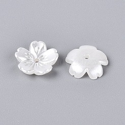 Tapas de cuentas de perlas de imitación de plástico abs&nbsp;KY-Q004-03A