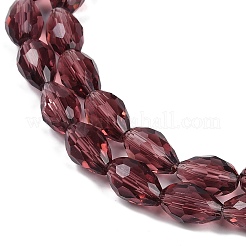 Chapelets de perles en verre transparente  &nbsp;EGLA-N013-T10mm-D03