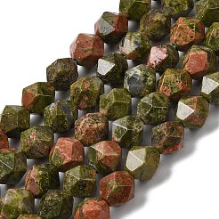 Chapelets de perles en unakite naturelle&nbsp;G-Z119-A31-02
