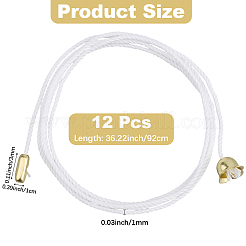 Rallonges de chaîne de traction pour ventilateur de plafond en coton&nbsp;FIND-WH20006-48G
