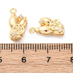 Ciondoli rhinestone in ottone&nbsp;KK-E793-18G