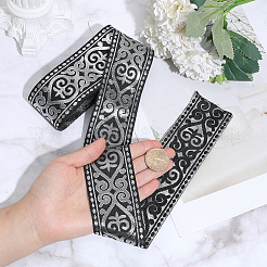Vintage-Jacquard-Polyesterband&nbsp;OCOR-WH0109-342B